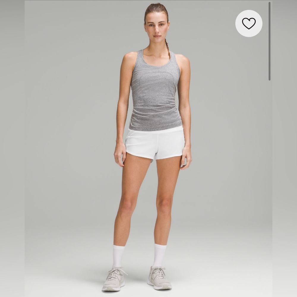 Lululemon Speed Up Shorts 2.5” – Icing Blue (Low-Rise, Lined), size 4